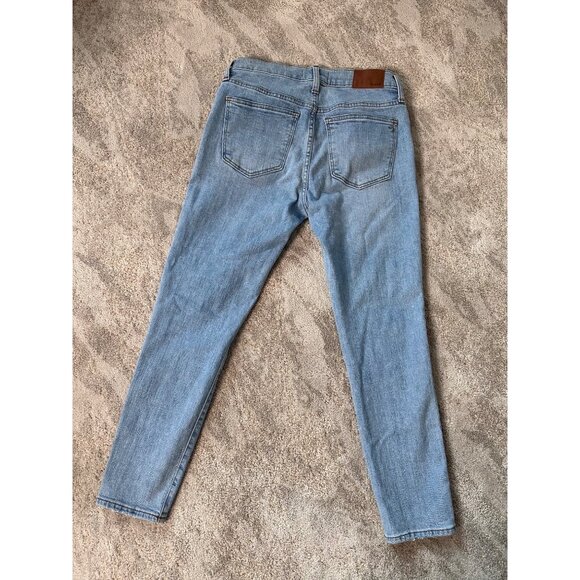 Madewell Womens High-Rise Button Fly Denim Stretch Jeans Distressed Size 28 - Picture 2 of 7